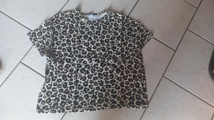 Tee shirt manches courtes femme zara taille m