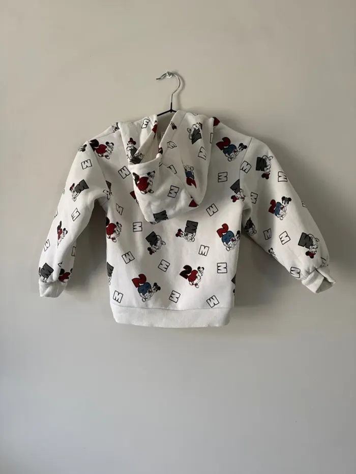 👕 Pull -sweat à capuche - orchestra Disney - Mickey - 4 ans - très bon état - photo numéro 5