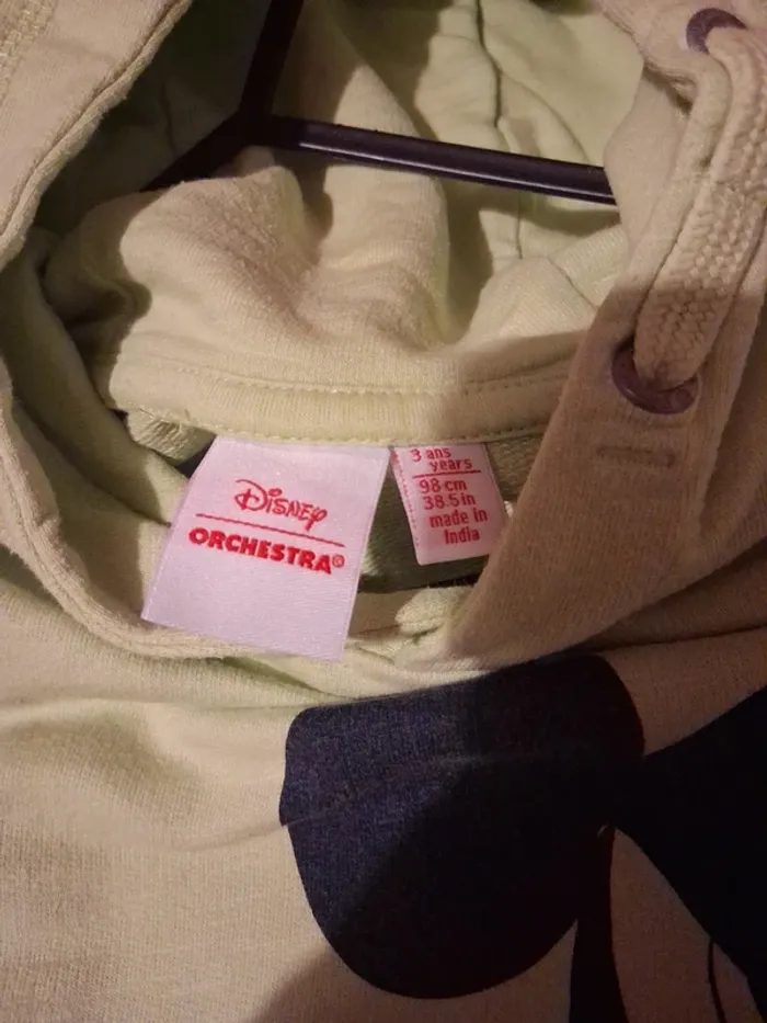 Sweat à capuche Disney orchestra Mickey 3ans - photo numéro 2