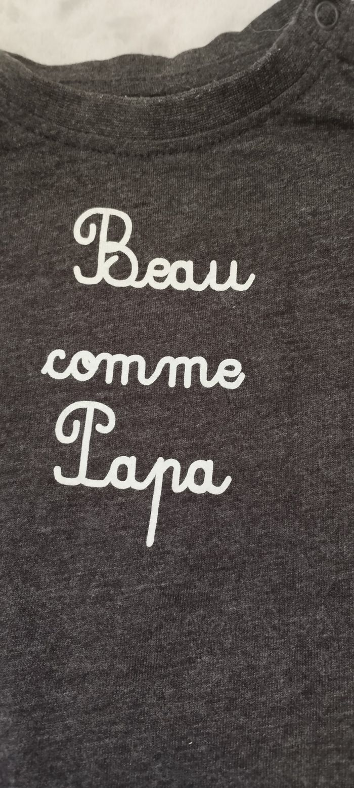 T-shirt ML garçon 9 mois tissaia - photo numéro 2
