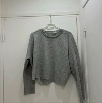 Haut Top court gris taille S