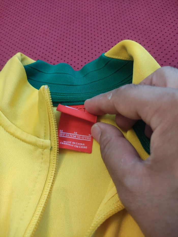 Haut de survêtement Brésil, Nike Authentique Officiel taille enfant 10/12 ans - photo numéro 6