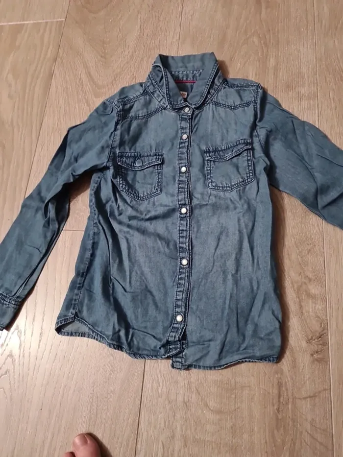 Chemise jean's 8ans dpam - photo numéro 2