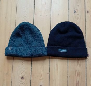 Lot de deux bonnets homme