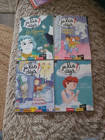 Lot 4 magazines je lis déjà