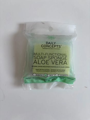Éponge aloe vera visage