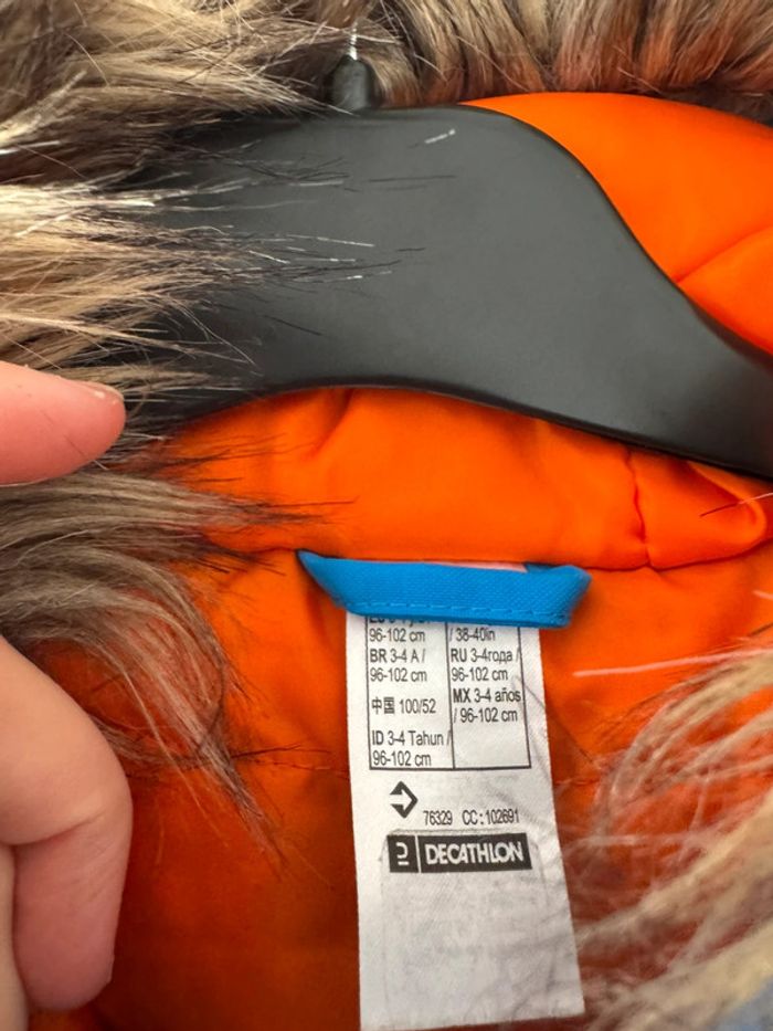 Manteau bleu - taille 3 ans 🌼 - photo numéro 2