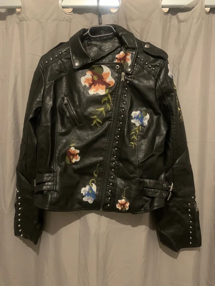 veste en similicuir