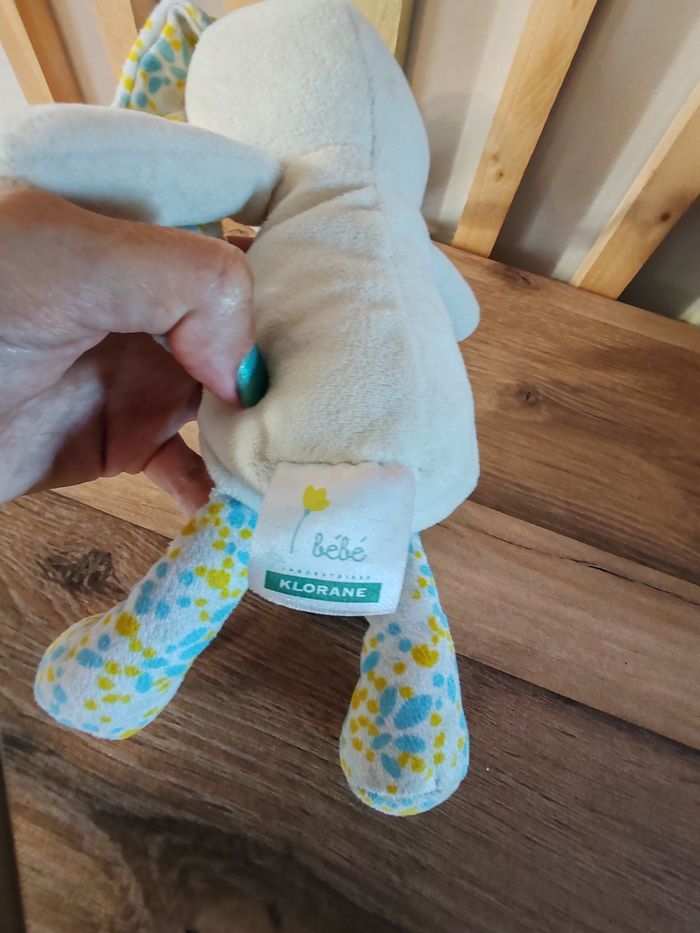 Lapin klorane jaune et bleu - photo numéro 2