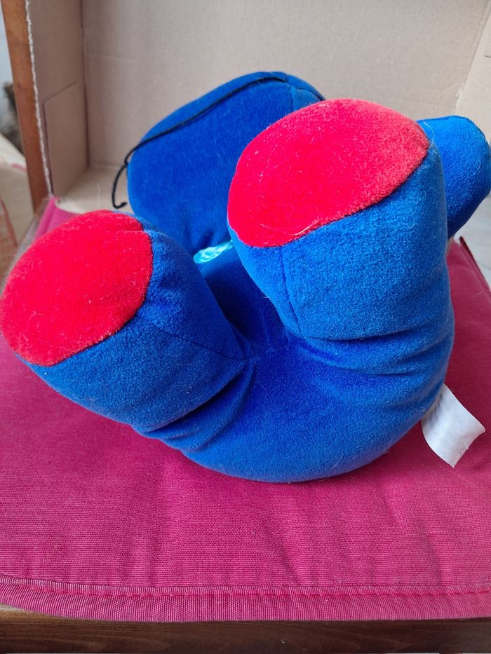 Peluche hippopotame bleu - photo numéro 5