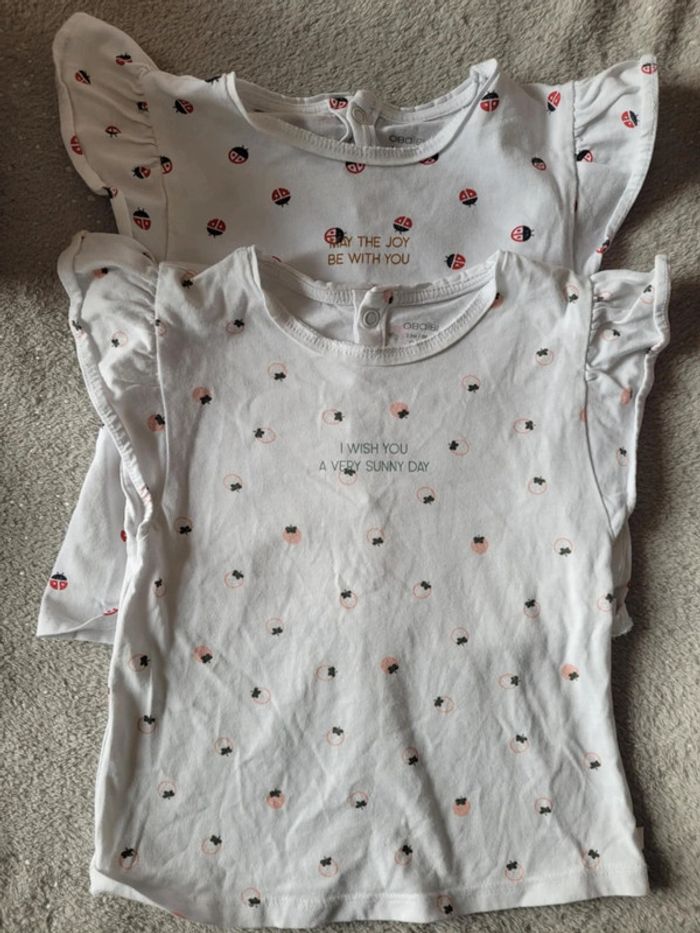 Lot de 2 Tee-shirts 23 mois