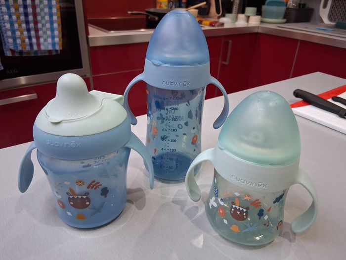 Lot de 3 biberons Suavinex