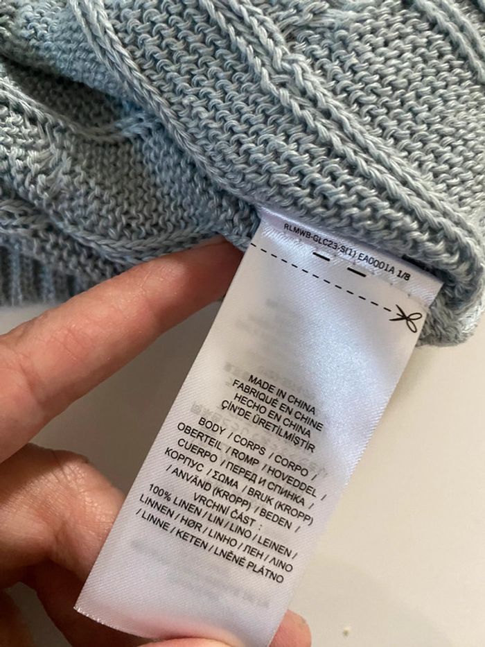 Pull jersey 100% lin Ralph Lauren - photo numéro 5