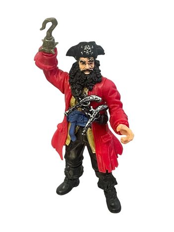 Figurine pirate barbe noire avec crochet Chap Mei