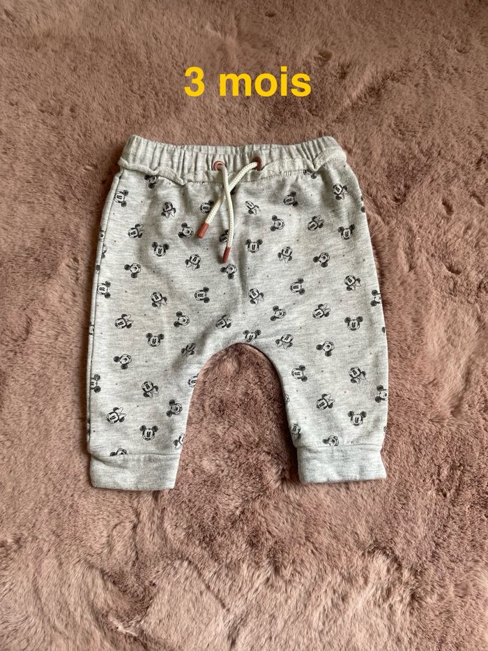 Pantalon Mickey et Minnie 3 mois