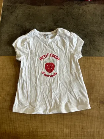 T-shirt manches courtes bébé fille, 18 mois