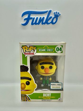 Funko Pop Sesame Street Bert 04 Flocked Barnes & Nobles 🇺🇸