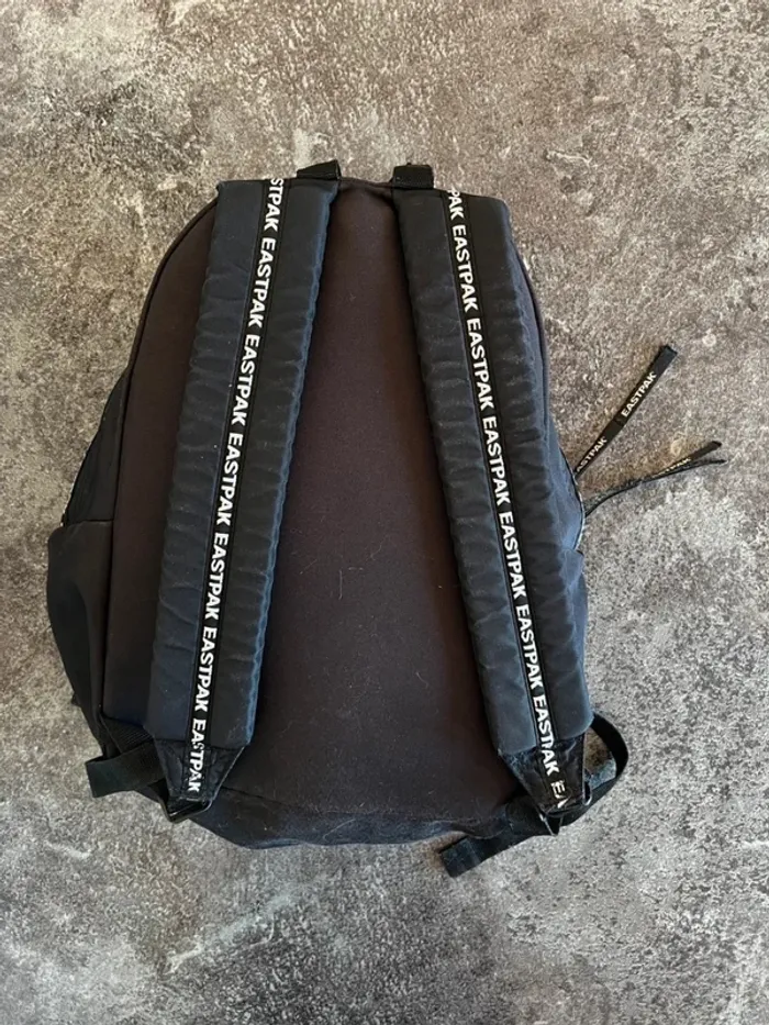 Sac à dos noir blanc homme femme Eastpak Mochila Zaino Rucksack - photo numéro 4