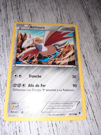 Carte Pokemon Airmure PV 100 en tbe