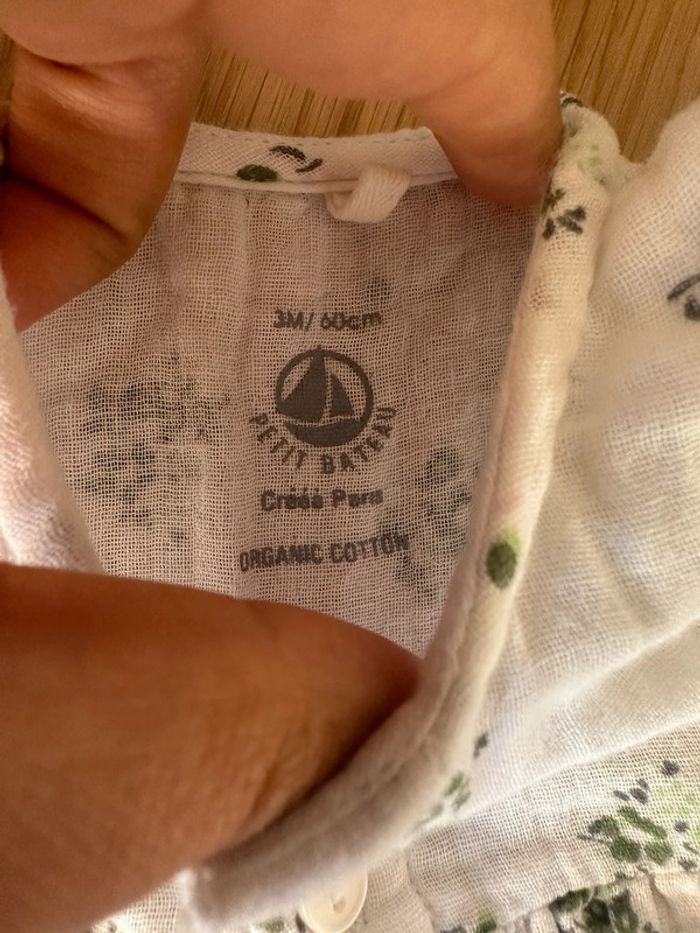 Magnifique ensemble robe + bloomer Petit bateau - photo numéro 2