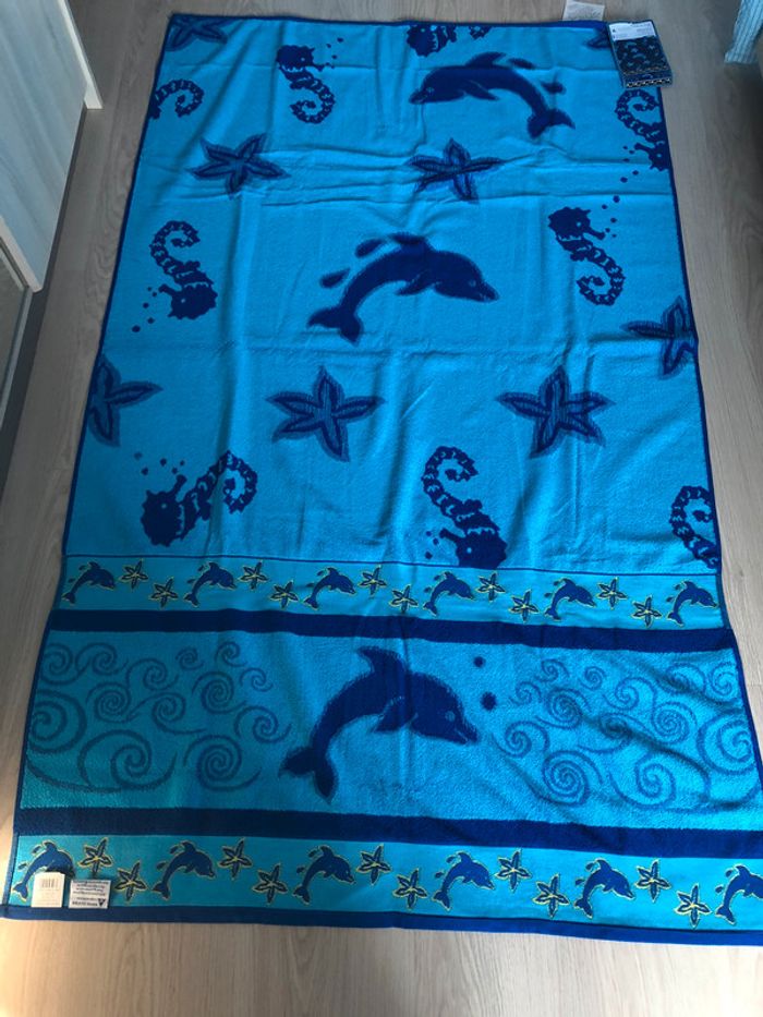 Drap de plage 180x100 cm « David Olivier » NEUF - photo numéro 7