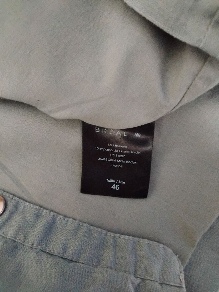 Veste surchemise Bréal 46 en lin - photo numéro 4
