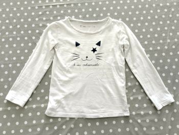 Tee Shirt Manches Longues - Gémo - 5 ans