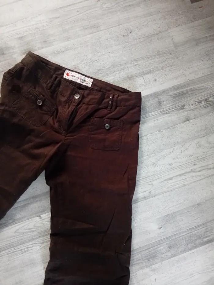 Pantalon lin cache cache 40 - photo numéro 3