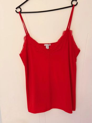 Débardeur rouge taille L