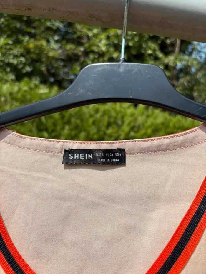 Chemise oversize abricot – Marque Shein - photo numéro 3