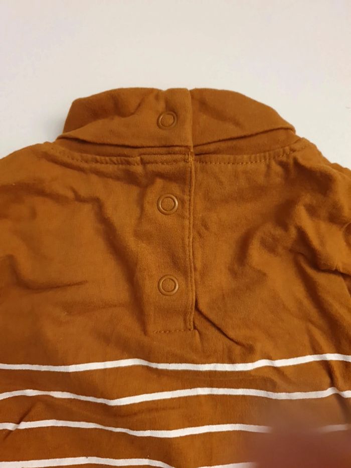 T shirt manches longues col monté 6 mois TAO - photo numéro 2