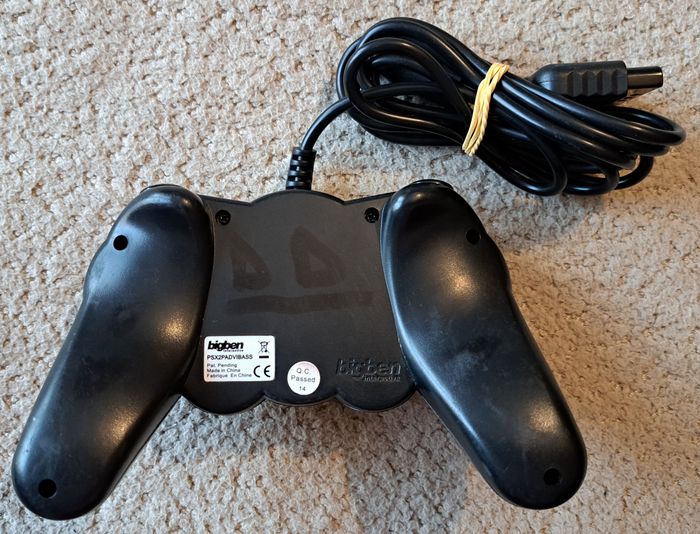 🎮 Manette Bigben noire Sony PlayStation 2 PS2 - photo numéro 2