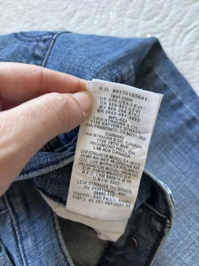 Jean levi’s 505 coupe straight leg droite bleu 00s y2k 2000s taille M/38 mi taille rare US - photo numéro 11