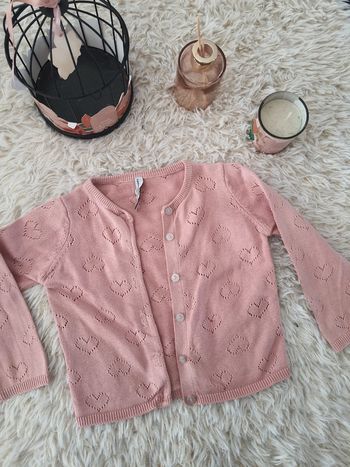 🌺 gilet fille 18 mois à cœurs