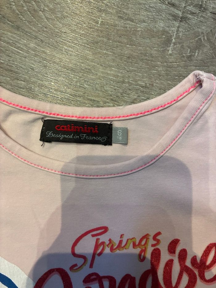 T-shirt Catimini 6 ans TBE - photo numéro 2