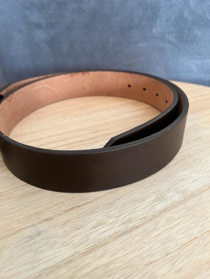 Ceinture véritable cuir 95cm neuve avec étiquette - photo numéro 3