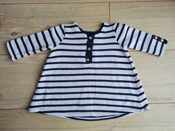 robe marinière Petit Bateau 6 mois