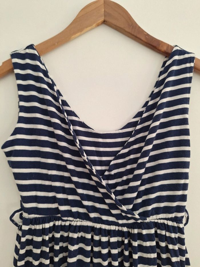 Robe marinière bleu et blanche femme S - photo numéro 3