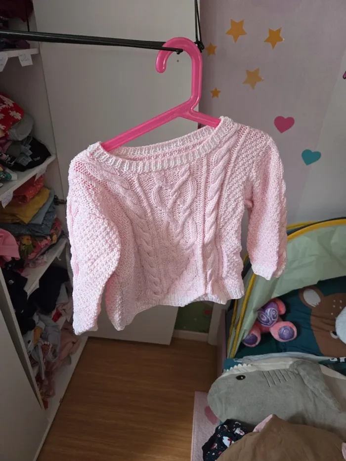 Pull fait main taille 8 ans - photo numéro 5