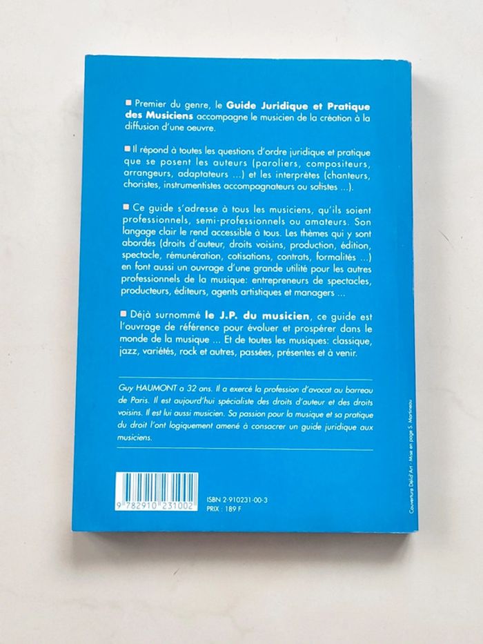 Le guide juridique et pratique des musiciens - photo numéro 2