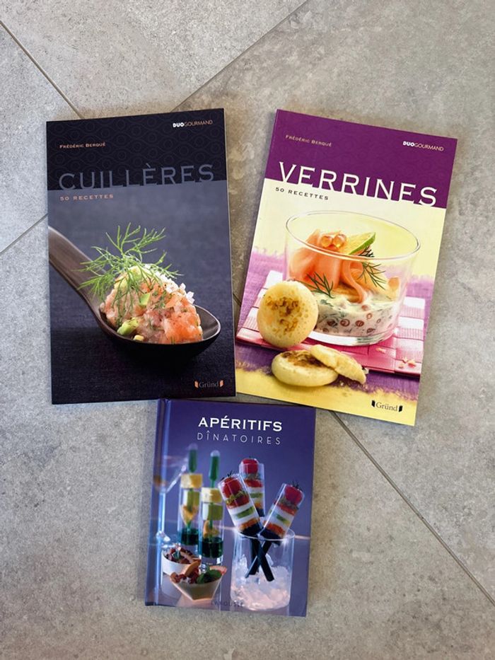 Livres recettes verrines / apéritifs neufs
