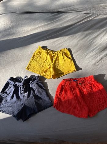 Lot de 3 Short coton fille 9 ans 