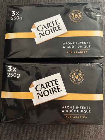 Lot de 6x 250g café moulu carte noire