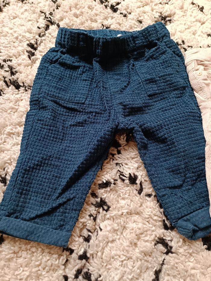 Lot de 2 pantalons hiver 3-6 mois - photo numéro 2