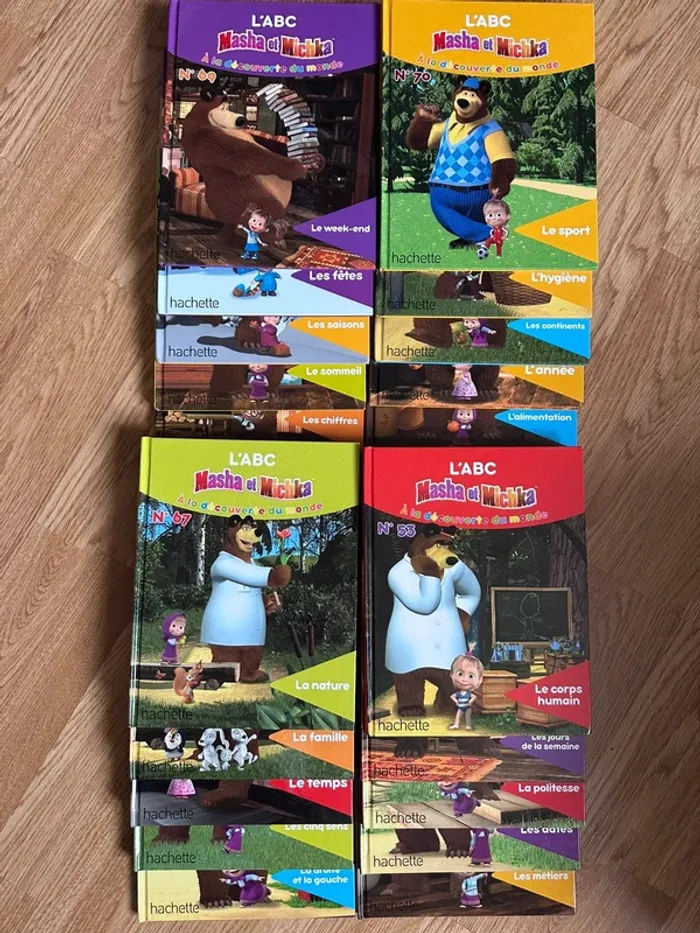 Livres masha et michka