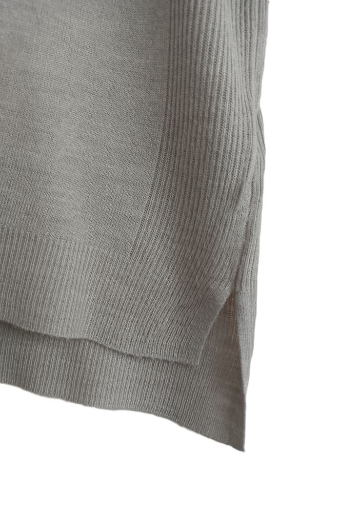 Pull fin gris. Col rond. Primark. Taille 40 / 42 - photo numéro 6