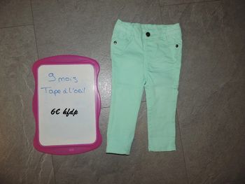 jeans tape à l'oeil taille 9 mois