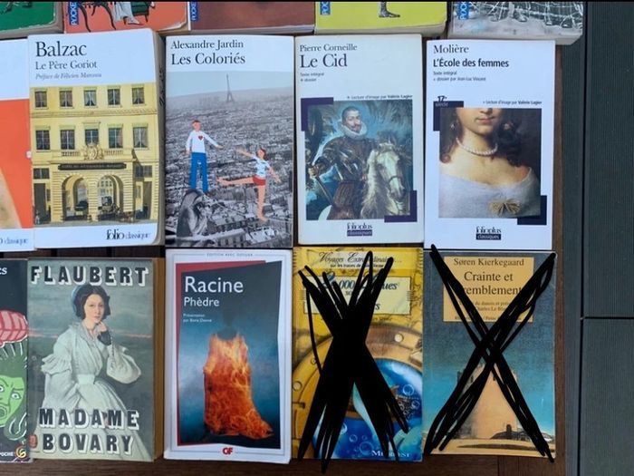 Livres de poche de scolarité collège lycée TBE hugo molière voltaire etc - photo numéro 2