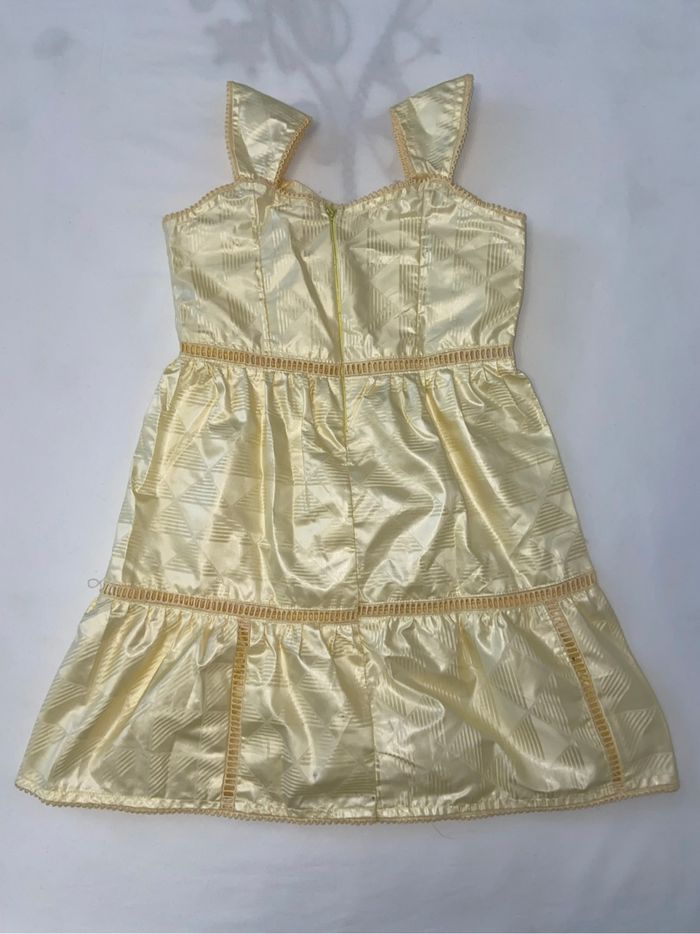 Robe en bazin getzner fille couleur beige - photo numéro 4