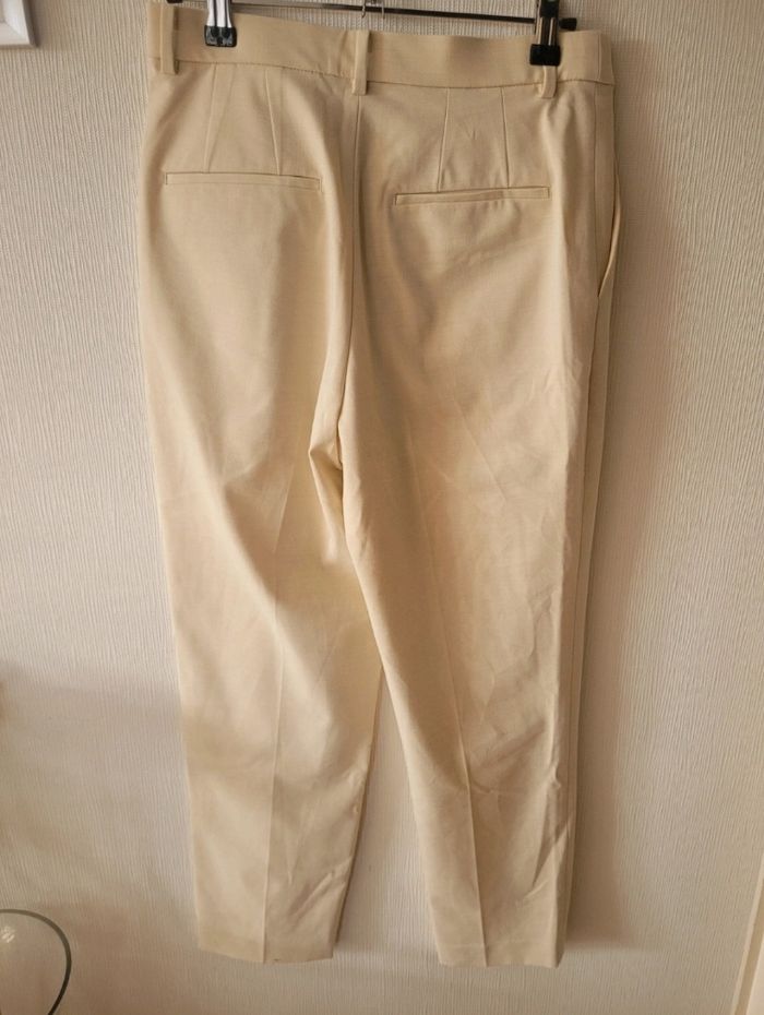 Pantalon beige Uniqlo - Taille S - photo numéro 2